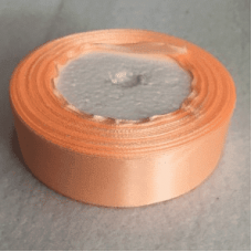 Лента атласная 2,5 см (персиковый)